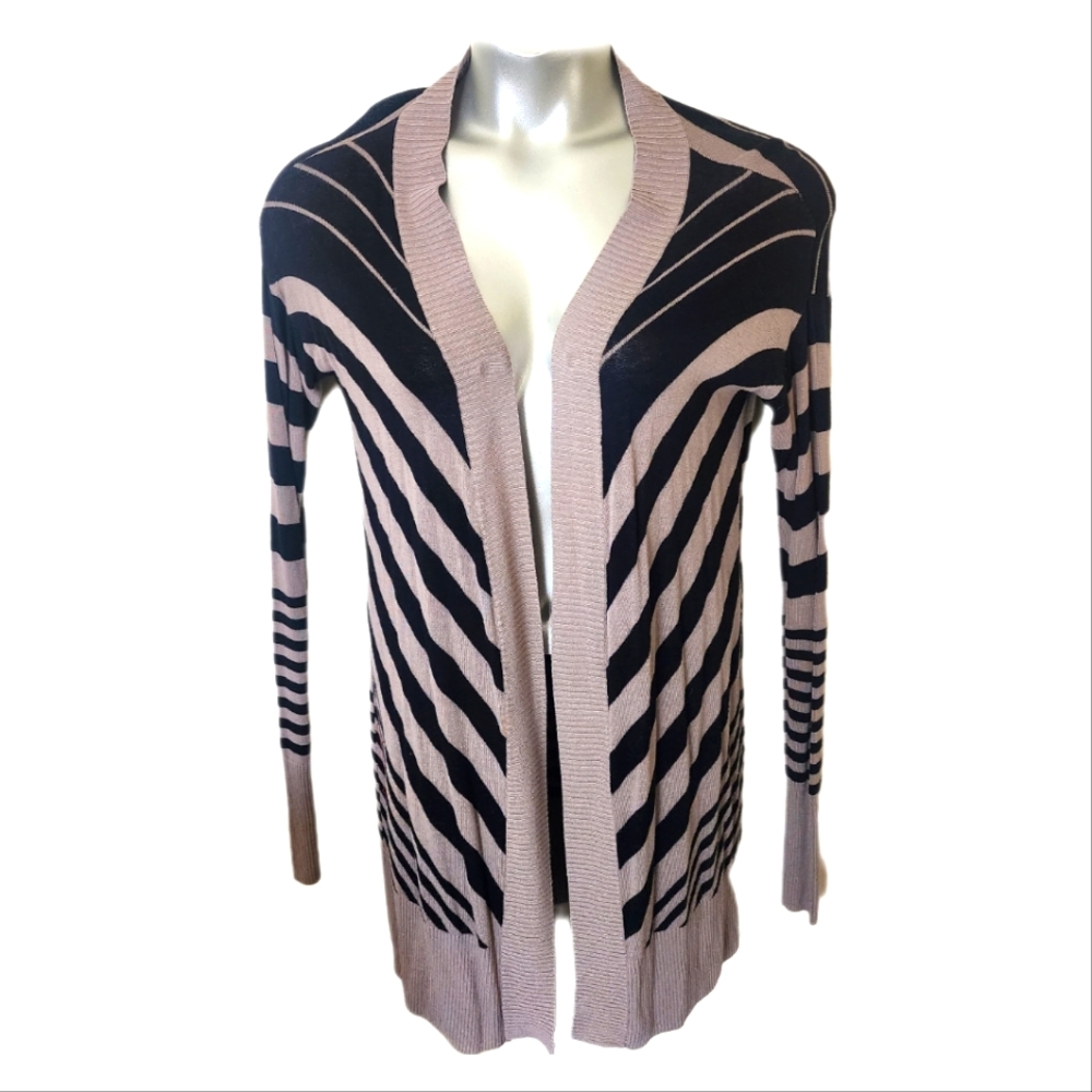 Apt 9 Tan & Black Cardigan - Size M